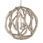 Люстра круглая в виде веток деревьев Natural Driftwood варинант исполнения - 1 | Loft Concept в Новосибирске