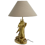 Настольная лампа с абажуром Дракон Golden Dragon Lamp Beige варинант исполнения - 2 | Loft Concept в Новосибирске