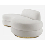 Элитный Диван Nice мягкой округлой формы  варинант исполнения - 3 | Loft Concept в Новосибирске