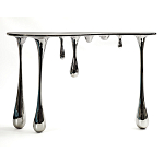 Дизайнерская Консоль Melting Silver Console Zhipeng Tan варинант исполнения - 1 | Loft Concept в Новосибирске
