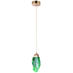 Подвесной светильник Soar Hanging Lamp Brass Green Зелёный варинант исполнения - 2 | Loft Concept в Новосибирске