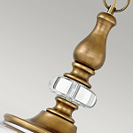 Люстра подвесная цвета латунь с прозрачным овальным стеклянным плафоном Hinkley варинант исполнения - 8 | Loft Concept в Новосибирске