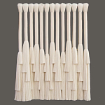 Декор на стену Белые Кисти Wall decor White Tassels варинант исполнения - 3 | Loft Concept в Новосибирске