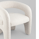 Кресло дизайнерское для лаунж зоны жемчужного цвета Pearl Lounge варинант исполнения - 4 | Loft Concept в Новосибирске