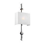 Бра с прямоугольным тканевым абажуром белого цвета Feiss варинант исполнения - 1 | Loft Concept в Новосибирске