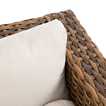 Трехместный садовый диван из плетеного пластика Matteo варинант исполнения - 2 | Loft Concept в Новосибирске