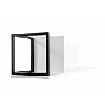 Полка навесная белая открытая Strict Lines  варинант исполнения - 4 | Loft Concept в Новосибирске