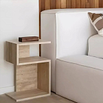 Дизайнерский журнальный стол фигурный с полками Gulip варинант исполнения - 2 | Loft Concept в Новосибирске