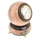 Часы настольные в виде шара из натурального камня Ball Stone Clock варинант исполнения - 2 | Loft Concept в Новосибирске