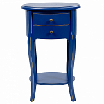 Синяя тумба на фигурных ножках Shelby варинант исполнения - 1 | Loft Concept в Новосибирске