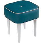 Квадратный мягкий пуф на белых ножках Winton Pouf Square варинант исполнения - 13 | Loft Concept в Новосибирске