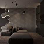 Гипсовая 3D Панель M-52 варинант исполнения - 1 | Loft Concept в Новосибирске