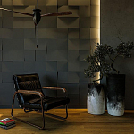 Гипсовая 3D Панель M-08 варинант исполнения - 2 | Loft Concept в Новосибирске