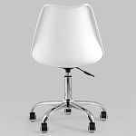 Офисный стул на металлическом основании EGGERY White варинант исполнения - 5 | Loft Concept в Новосибирске