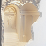 Встраиваемый в стену гипсовый светильник под покраску в античном стиле Antiquity Athena варинант исполнения - 9 | Loft Concept в Новосибирске