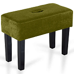 Мягкий  пуф на черных ножках Winton Pouf варинант исполнения - 3 | Loft Concept в Новосибирске