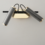 Бра с двумя цилиндрическими плафонами на магнитном креплении Bronze Concert варинант исполнения - 3 | Loft Concept в Новосибирске