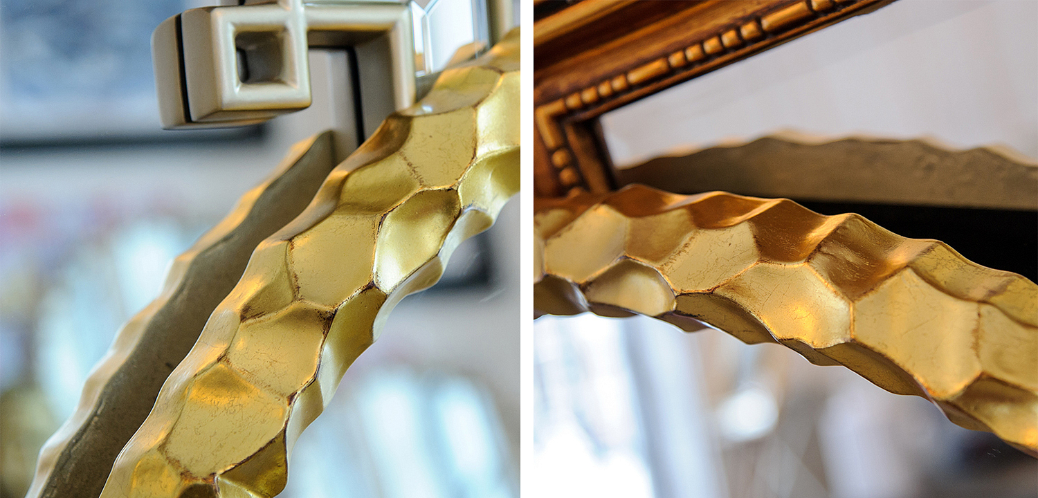 Зеркало Reginald Mirror round gold Зеркало Reginald Mirror round gold - Loft-Concept в Новосибирске