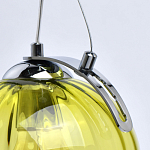 Люстра линейная с 5-ю разноцветными стеклянными плафонами Kaleido варинант исполнения - 9 | Loft Concept в Новосибирске