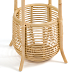 Напольная вешалка с корзиной из ротанга Trina Wicker Floor Hanger варинант исполнения - 5 | Loft Concept в Новосибирске