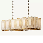 Люстра с абажуром из прямоугольных мраморных панелей Calling to Shine варинант исполнения - 3 | Loft Concept в Новосибирске