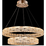 Люстра на 2 кольца с текстурной огранкой Reflection of Reality варинант исполнения - 5 | Loft Concept в Новосибирске