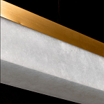 Подвесной светильник линейный из натурального камня Perfection of Geometry варинант исполнения - 6 | Loft Concept в Новосибирске