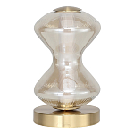 Настольная лампа светодиодная с волнообразным стеклянным плафоном Amphora of Light варинант исполнения - 2 | Loft Concept в Новосибирске