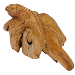 Статуэтка из дерева игуана Animals of the World варинант исполнения - 4 | Loft Concept в Новосибирске