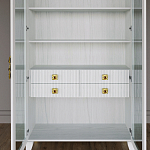 Дизайнерский шкаф витрина Elsa Dreams White с 4-мя ящиками варинант исполнения - 6 | Loft Concept в Новосибирске