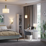 Настольная лампа с декором в виде кактуса из керамики Opuntia варинант исполнения - 5 | Loft Concept в Новосибирске