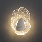 Бра с рельефным волнообразным стеклянным плафоном и вставкой из мрамора Liquid Stone варинант исполнения - 9 | Loft Concept в Новосибирске