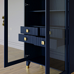 Дизайнерский шкаф витрина Elsa Dreams Blue с 4-мя ящиками варинант исполнения - 8 | Loft Concept в Новосибирске