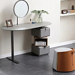 Консоль с зеркалом и  3-мя вращающимися ящиками Eloida варинант исполнения - 5 | Loft Concept в Новосибирске