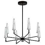 Люстра с прозрачными плафонами из стекла Umbrella варинант исполнения - 1 | Loft Concept в Новосибирске