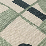 Подушка декоративная зеленого цвета с геометрическим рисунком Divine Abstractions варинант исполнения - 2 | Loft Concept в Новосибирске