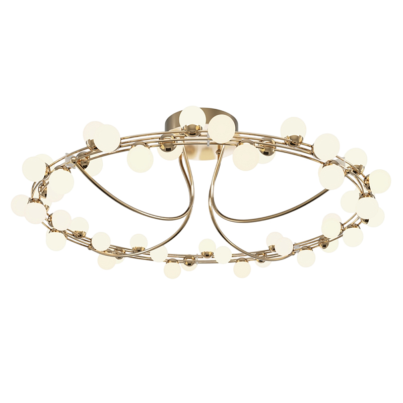 Потолочный светильник Tessara 3000К 72Вт Золотой Белый в Новосибирске | Loft Concept 