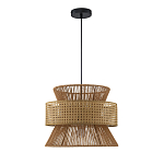 Подвесной светильник с абажуром из натуральных материалов Light Inside the Cell варинант исполнения - 3 | Loft Concept в Новосибирске