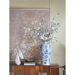 Ваза фарфоровая высокая с синими цветочными мотивами Independence варинант исполнения - 4 | Loft Concept в Новосибирске