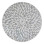 Столик с инкрустацией с перламутровым узором Flower Grey варинант исполнения - 2 | Loft Concept в Новосибирске