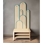 Вешалка «Байома» варинант исполнения - 1 | Loft Concept в Новосибирске