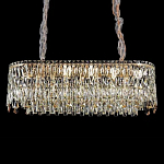 Люстра овальная с хрустальными подвесками Roul Crystal Light варинант исполнения - 2 | Loft Concept в Новосибирске