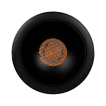 Встраиваемый спот светодиодный круглый черного цвета с углублением Ombra Lux  варинант исполнения - 2 | Loft Concept в Новосибирске