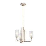  Люстра с прозрачными рифлеными цилиндрическими плафонами Kichler варинант исполнения - 9 | Loft Concept в Новосибирске