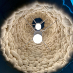 Вязаный подвесной светильник из шерсти Dome Wool Lamp  варинант исполнения - 5 | Loft Concept в Новосибирске