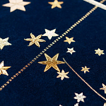 Обои с вышивкой ручной работы Cosmos Original colourway on velvet варинант исполнения - 4 | Loft Concept в Новосибирске