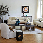 Приставной столик черного цвета AMORPHOUS варинант исполнения - 4 | Loft Concept в Новосибирске