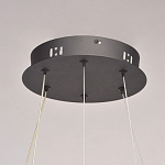 Люстра с двумя кольцами черного цвета с хрустальными элементами QUARTZ CRYSTAL варинант исполнения - 15 | Loft Concept в Новосибирске