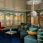 Обои ручная роспись The Plain of Musashi Original colourway on painted Xuan paper with gold ombre варинант исполнения - 1 | Loft Concept в Новосибирске