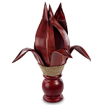 Настольная лампа красная INDONESIAN LAMPS варинант исполнения - 1 | Loft Concept в Новосибирске